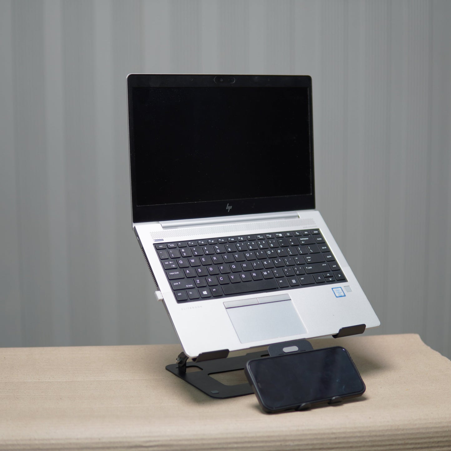 Tablet/Phone Desktop Stand (Foldable & Adjustable)