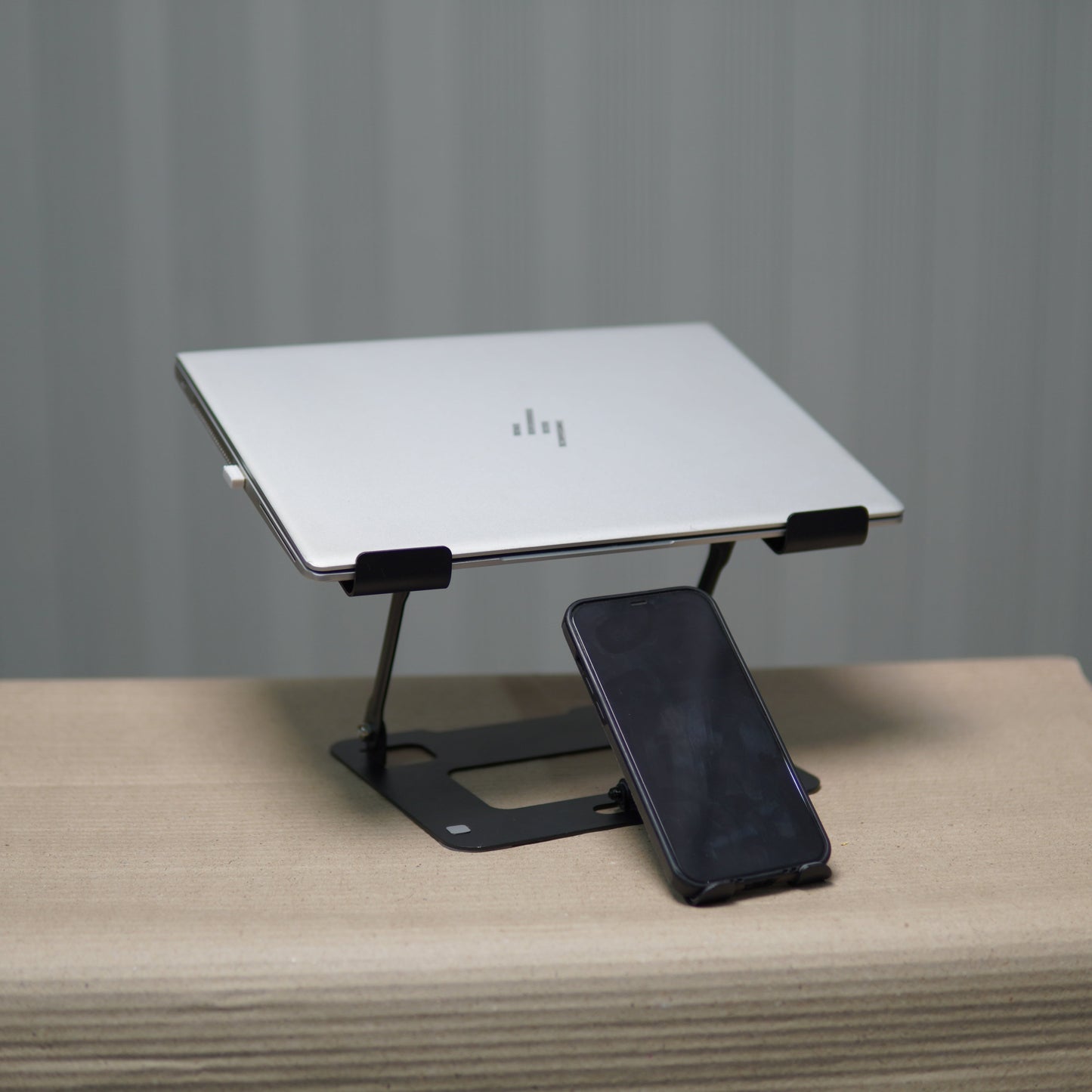 Tablet/Phone Desktop Stand (Foldable & Adjustable)